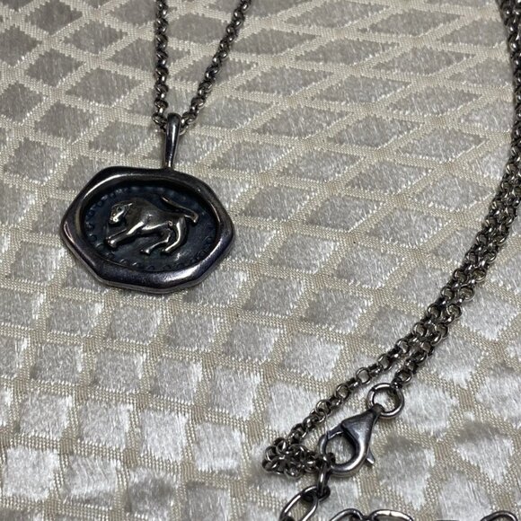 Stella & Dot Sterling Silver Horse Pendant Necklace, 21.5” Chain - Picture 11 of 11